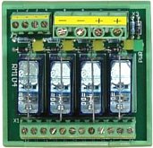 Модуль RM-104 CR 4-channel power relay module , 1 form C - фото